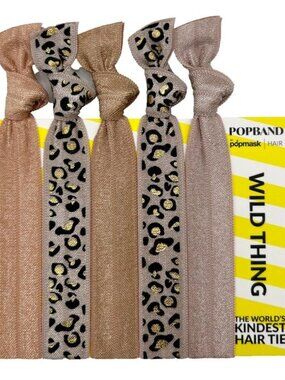 NWT Popmask Wild Thing Popband Anti-Snag Hair Ties